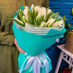 Утреннее признание - букет из белых тюльпанов 2